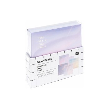 Rico Notizzettel-Box The Sky is the Limit, 200 Blatt, 9 x 9 cm