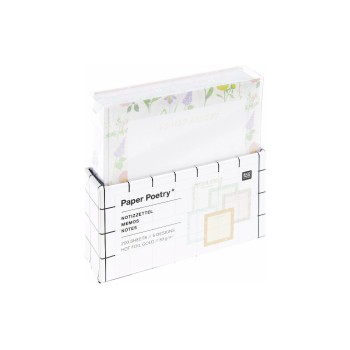 Rico Notizzettel-Box Flower Frames, 200 Blatt, 9 x 9 cm