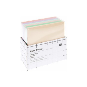 Rico Notizzettel-Box Pastell, 400 Blatt, 9 x 9 cm