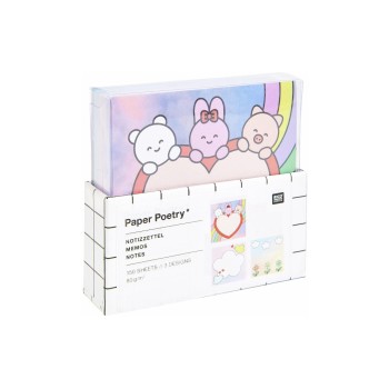 Rico Notizzettel-Box Chingu, 150 Blatt, 9 x 9 cm