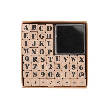 Rico Design Stempel Buchstaben, ABC und Zahlen, 1 x 1 cm pro Stempel Rico Design Stempel Buchstaben, ABC und Zahlen, 1 x 1 cm pro Stempel