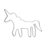 Rico Design Keksausstecher Einhorn, 12 x 11 cm