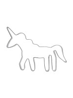 Rico Design Emporte-pièce pour biscuits 12 x 11 cm licorne