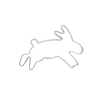 Rico Design Keksausstecher Hase, 12 x 8 cm