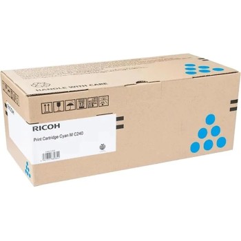 RICOH Toner M C240, cyan, 4'500S. @5%,, for M C240/P C200W RICOH Toner M C240, cyan, 4'500S. @5%,, for M C240/P C200W