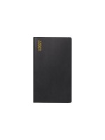 rido idé Agenda tascabile Mod. Miniplanner d 15 2027 A6, plastique, noir