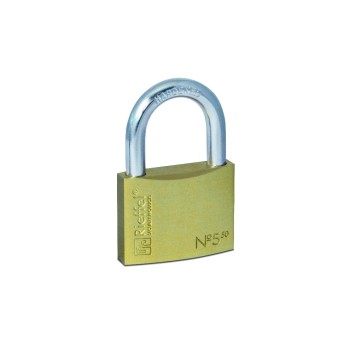 Rieffel Vorhängeschloss Messing Nr. 5 SB, Grösse 50x30mm Rieffel Vorhängeschloss Messing Nr. 5 SB, Grösse 50x30mm