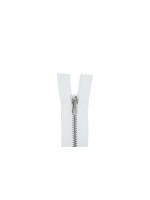 riri mayer Fermeture éclair Métal Longueur: 16 cm, blanc
