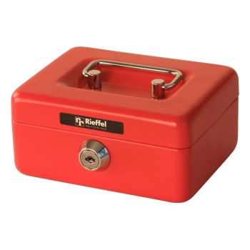 Rieffel Geldkassette Cash-Box Mini, metallic, 12,5 x 6 x 9,5 cm Rieffel Geldkassette Cash-Box Mini, metallic, 12,5 x 6 x 9,5 cm