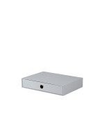 Rössler Schubladenbox für A4 Soho, grau, 1 Schublade, 33.5x6.5x25.2