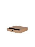 Rössler Schubladenbox for A4  Soho, kraft, 1 Schublade, 33.5x6.5x25.2
