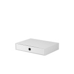 Rössler Schubladenbox S.O.H.O. White für A4, weiss, 1 Schublade, 33.5x6.5x25.2
