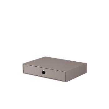 Rössler Schubladenbox S.O.H.O. Taupe, 1 Schublade, 33.5x6.5x25.2
