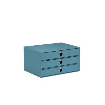 Rössler Boîte à tiroirs S.O.H.O. A4 Bleu Rössler Boîte à tiroirs S.O.H.O. A4 Bleu