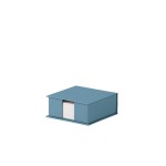 Rössler Distributeur à feuillets adhésif S.O.H.O. 11 x 4.6 x 11 cm, Denim