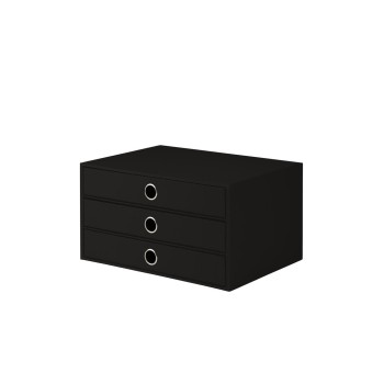 Rössler Boîte à tiroirs S.O.H.O. A4 Schwarz Rössler Boîte à tiroirs S.O.H.O. A4 Schwarz