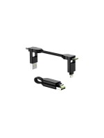 RollingSquare inCharge X, 6in1, USB-A/-C, Micro-USB, Lightning 0.07 m