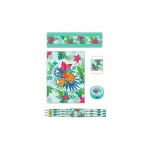 Roost Schreibset  Blumen, 7-teilig