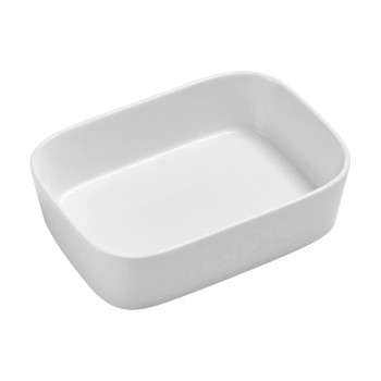 Rosti Auflaufform Modula, 25x18x6.5 cm, Weiss, Porzellan
