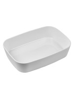 Rosti Plat à gratin Modula Angulaire, Blanc