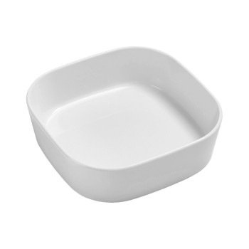 Rosti Auflaufform Modula, 24x24x7 cm, Weiss, Porzellan