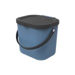 Rotho Recycling Müllsystem 6L Albula, horizon blue, 235x200x208 mm