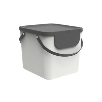 Rotho Bacs de recyclage Albula 40 l, Blanc Rotho Bacs de recyclage Albula 40 l, Blanc