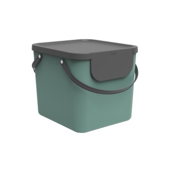 Rotho Bacs de recyclage Albula 40 l, Vert foncé Rotho Bacs de recyclage Albula 40 l, Vert foncé