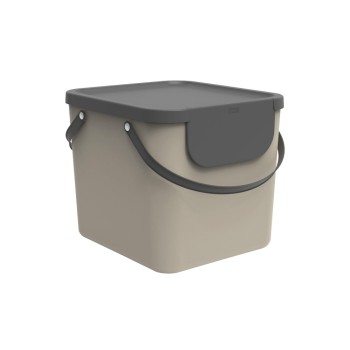 Rotho Bacs de recyclage Albula 40 l, Gris Rotho Bacs de recyclage Albula 40 l, Gris