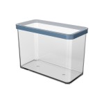Rotho Récipients à provisions Premium Loft 2.1 l, Bleu/Transparent