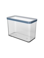 Rotho Récipients à provisions Premium Loft 2.1 l, Bleu/Transparent