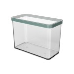 Rotho Récipients à provisions Premium Loft 2.1 l, Vert/Transparent