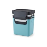 Rotho Recycling Müllsystem 30 L blau, Kunststoff PP - recycelt