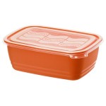 Rotho Contenant pour micro-onde Eco 1.9 litre, Papaya Red