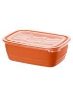 Rotho Mikrowellendose Eco Papaya 1.9, rot, 234x162x81 mm