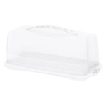 Rotho Boîte de transport pour cake Fresh Transparent/Blanc