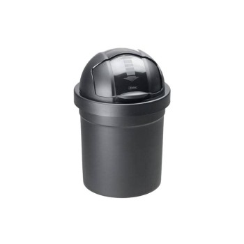 Rotho Abfalleimer Roll Bob 10 Liter schwarz, 265x265x395 mm Rotho Abfalleimer Roll Bob 10 Liter schwarz, 265x265x395 mm