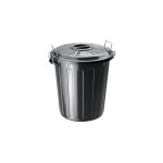 Rotho Seau à compost Universal 25 l, Noir