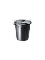 Rotho Universal Tonne Basic black , 25 Liter, 370x360x415 mm