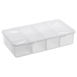 Rotho Boîte de rangement Snappy 3 l Transparent