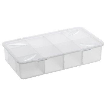 Rotho Box Snappy 3 Liter plus transparent, 339x198x76 mm Rotho Box Snappy 3 Liter plus transparent, 339x198x76 mm