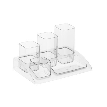 Rotho Büroboy Soho transparent, 185x125x100 mm Rotho Büroboy Soho transparent, 185x125x100 mm