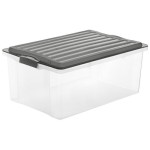 Rotho Boîte de rangement Compact A3 / 38 litres anthracite