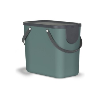 Rotho Bacs de recyclage Albula 25 l, Vert Rotho Bacs de recyclage Albula 25 l, Vert