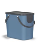 Rotho Recycling Müllsystem 25L Albula, Horizon Blue, 400x235x340 mm