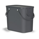 Rotho Recyclingbehälter 25L Albula, Anthrazit, 400x235x340 mm