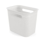 Rotho Boîte de rangement Brisen 7 l, blanc