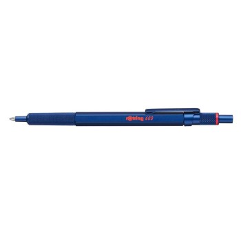 Rotring Stylo bille 600 Metallic Moyen (M), Bleu Rotring Stylo bille 600 Metallic Moyen (M), Bleu