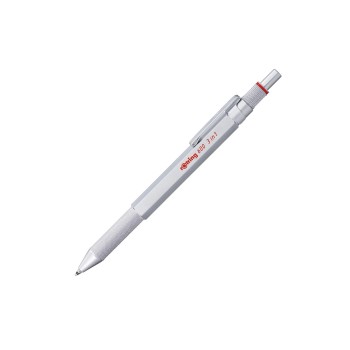 Rotring Multipen 600 3in1 silver, Kugelschreiber&Feinminenstift 0.5mm