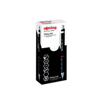Rotring Porte-mine Tikky 0.5 mm, Noir Rotring Porte-mine Tikky 0.5 mm, Noir